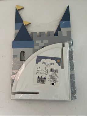 Target discontinued Castle Shelves- Blue, Gray, White, Yellow